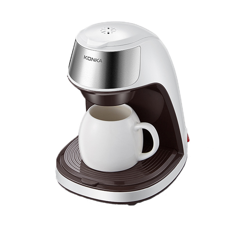 Fully Automatic Mini Coffee Maker for Home and Office - Portable American Style Coffee Machine